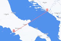Flights from Dubrovnik in Croatia to Naples in Italy