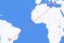 Flyreiser fra Puerto Iguazú, Argentina til Khania, Hellas