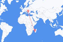 Voli from Toliara, Madagascar to Tirana, Albania