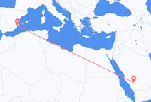 Flyg från Bisha, Saudiarabien till Alicante, Spanien