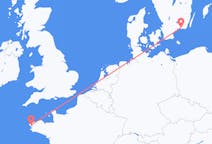 Flights from Brest, France to Ronneby, Sweden