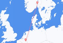 Flyreiser fra Liege, Belgia til Oslo, Norge