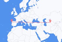 Flyrejser fra Urgentj, Usbekistan til Vigo, Spanien
