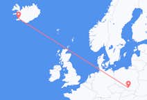 Flights from Krakow to Reykjavík