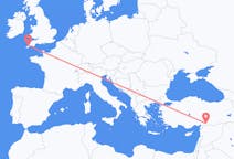 Flights from Gaziantep, Turkey to Newquay, the United Kingdom