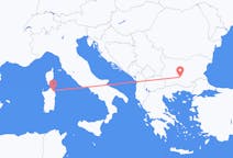 Flyg från Plovdiv, Bulgarien till Olbia, Italien