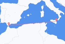 Lennot Gibraltarilta Cataniaan