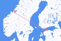 Flug frá Þrándheimi til Tallinn