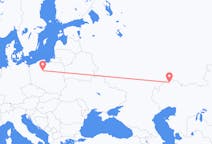 Flyrejser fra Mundtlig, Kasakhstan til Bydgoszcz, Polen