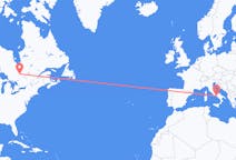 Flyreiser fra Rouyn-Noranda, Canada, til Napoli, Canada