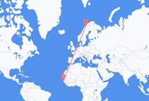 Vuelos de Ziguinchor, Senegal a Narvik, Noruega