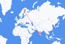 Flyg från Madurai, Indien till Uleåborg, Finland