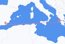 그리스 자킨토스 섬에서 출발해 스페인 알메리아로(으)로 가는 항공편