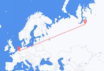 Flights from Novy Urengoy, Russia to Eindhoven, the Netherlands