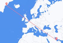 Flights from Doha, Qatar to Kulusuk, Greenland