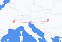 Flyrejser fra Grenoble til Timișoara
