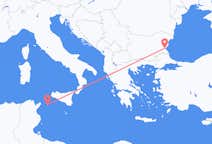 Flyrejser fra Pantelleria, Italien til Burgas, Bulgarien