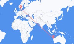 Flights from Exmouth, Australia to Gothenburg, Sweden