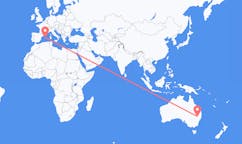 Flights from Narrabri, Australia to Menorca, Spain