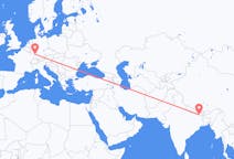 Flights from Rajbiraj, Nepal to Karlsruhe, Germany