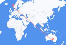 Flyreiser fra Adelaide, Australia til Bergen, Norge