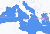 ギリシャのから ヒオス、スペインのへ イビサ島フライト