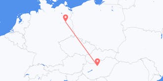 ハンガリーからドイツへのフライト