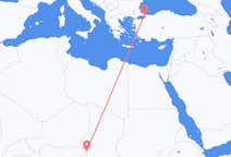 Flyreiser fra N Djamena, til Istanbul