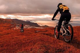 Trail challenge with electric mountainbike