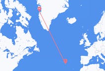 Flights from Aasiaat, Greenland to Santa Maria Island, Portugal