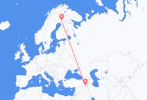 Flights from Hakkâri, Turkey to Rovaniemi, Finland