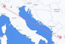 Vols de l'unité régionale de Kastoria, Grèce pour Milan, Italie