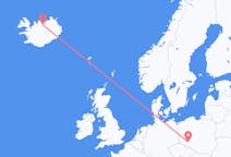 Flights from Akureyri to Wroclaw