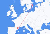 Flyg från Visby, Sverige till Barcelona, Sverige
