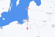 Flights from Szymany, Szczytno County, Poland to Liepāja, Latvia