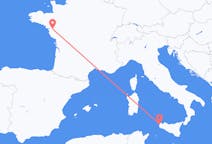 Flights from Trapani, Italy to Nantes, France