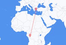 Flyrejser fra Brazzaville, Congo-Brazzaville til Naxos, Grækenland