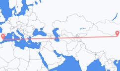 Flyreiser fra Baotou, Kina til Alicante, Spania