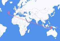 Voli da Darwin, Australia a Terceira, Portogallo