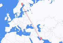 Flights from Abu Dhabi, United Arab Emirates to Skellefteå, Sweden