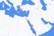 Flights from Jeddah to Rhodes