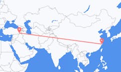 Vluchten van Taizhou naar Şırnak