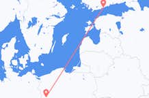 Fly fra Zielona Góra til Helsingfors