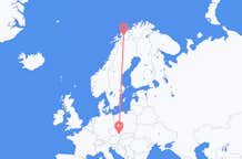 Vuelos de Bardufoss, Noruega a Brno, Chequia