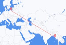 Flights from Kyaukpyu, Myanmar (Burma) to Gdańsk, Poland