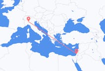 Vluchten van Tel Aviv, Israël naar Milaan, Italië
