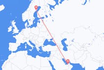 Flights from Abu Dhabi, United Arab Emirates to Umeå, Sweden