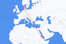 Flights from Asmara to Westerland