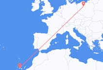 Flyg från Bydgoszcz, Polen till Teneriffa, Spanien