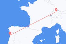 Flyreiser fra Zürich, Sveits til Porto, Portugal